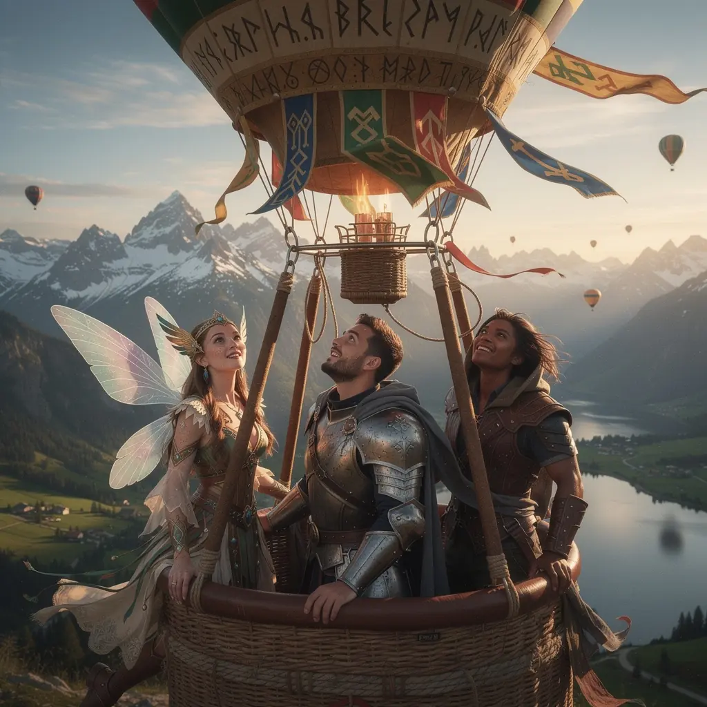 Ein alter Zauberer studiert uralte Schriftrollen in einem geheimen Turm, um verborgene Kräfte zu entdecken.